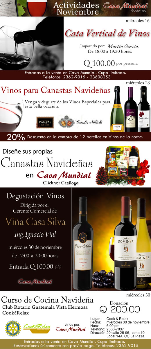 Actividades Cava Mundial
