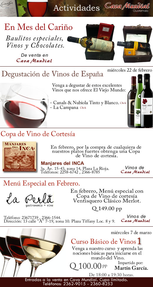 Actividades Cava Mundial
